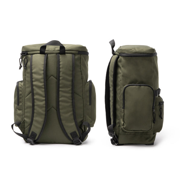 Mochila elaborada en RPET 600D con apertura en la | CAMERON (MO2040)