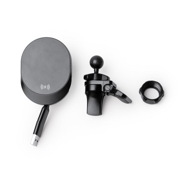 Cargador inalámbrico de coche para smartphone con | BRAVEK (CR2049)