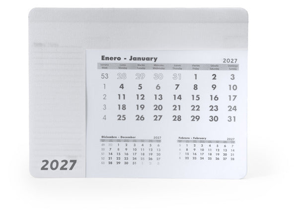 Alfombrilla rectangular para ratón con calendario | SERBAL (IA3017)