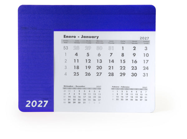 Alfombrilla rectangular para ratón con calendario | SERBAL (IA3017)