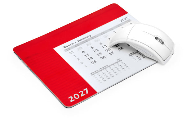 Alfombrilla rectangular para ratón con calendario | SERBAL (IA3017)