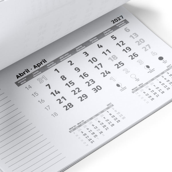 Alfombrilla rectangular para ratón con calendario | SERBAL (IA3017)