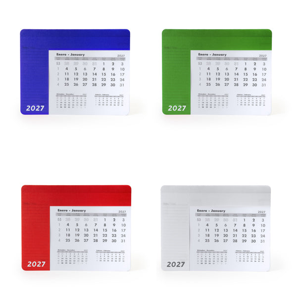 Alfombrilla rectangular para ratón con calendario | SERBAL (IA3017)