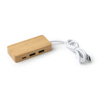 Puerto USB realizado en bambú | NEPTUNE (IA3023)