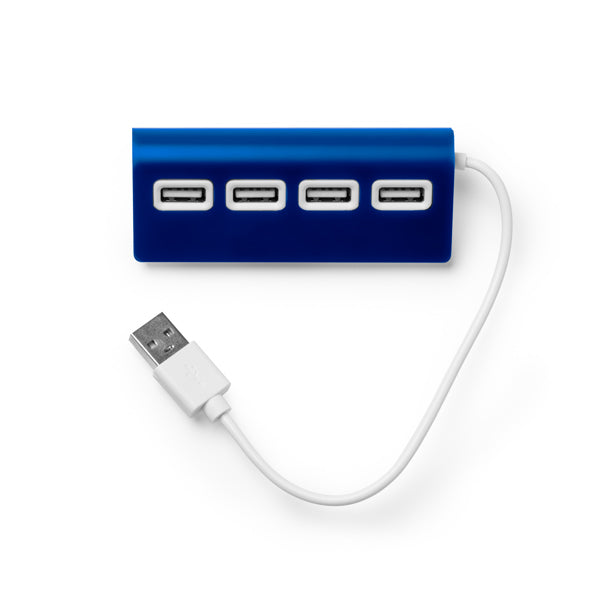 Puerto USB HUB 4 en 1, con cuerpo elaborado en | PLERION (IA3033)
