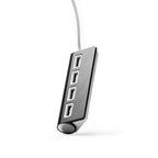 Puerto USB HUB 4 en 1, con cuerpo elaborado en | PLERION (IA3033)
