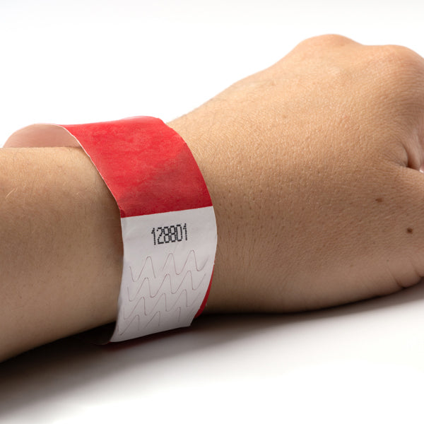 Pulsera para eventos de fibra sintética Tyvek con | DRILO (PU3094)