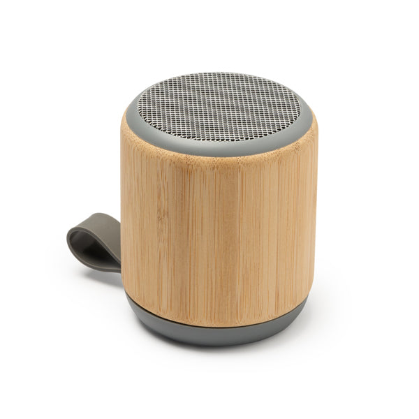 Altavoz inalámbrico con cuerpo elaborado en bambú | SOLUM (BS3199)
