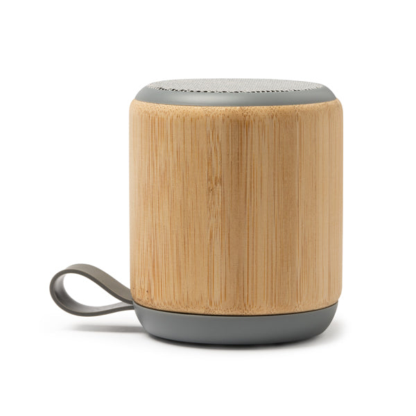 Altavoz inalámbrico con cuerpo elaborado en bambú | SOLUM (BS3199)