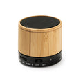 Altavoz inalámbrico redondo elaborado en bambú | NERVO (BS3306)