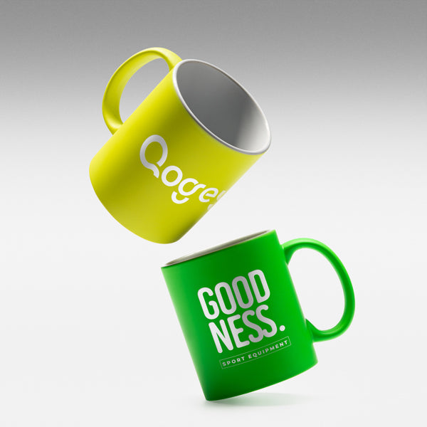 Taza promocional de cerámica en acabado mate | WALAX (TZ3996)