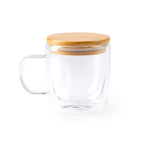 Bonita taza de doble pared realizada en cristal | INDAL (TZ3998)