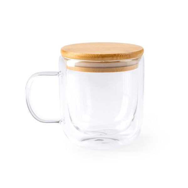 Bonita taza de doble pared realizada en cristal | INDAL (TZ3998)