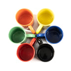 Taza de cerámica con capacidad de 370 ml | PAPAYA (MD4006)