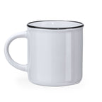 Taza de cerámica de estilo retro con asa redonda | JACK (MD4010)