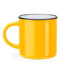 Taza de cerámica de estilo retro con asa redonda | JACK (MD4010)