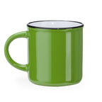 Taza de cerámica de estilo retro con asa redonda | JACK (MD4010)