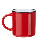 Taza de cerámica de estilo retro con asa redonda | JACK (MD4010)