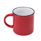 Taza de cerámica de estilo retro con asa redonda | JACK (MD4010)