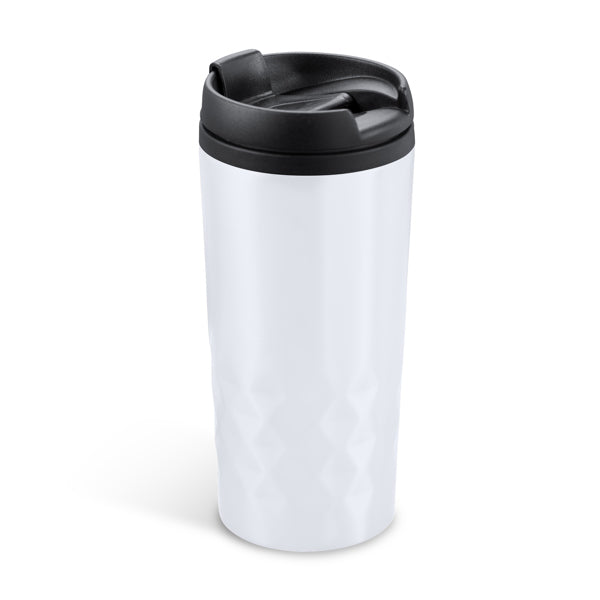 Vaso de acero inoxidable de 300 ml con tapa PP | SALAK (MD4028)