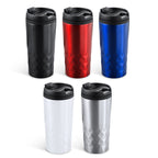 Vaso de acero inoxidable de 300 ml con tapa PP | SALAK (MD4028)