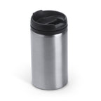 Vaso de acero inoxidable de 290 ml con tapa PP | MILU (MD4029)