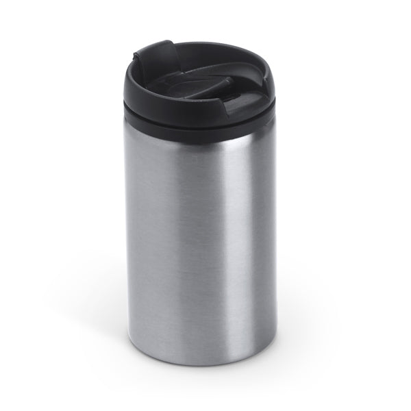 Vaso de acero inoxidable de 290 ml con tapa PP | MILU (MD4029)