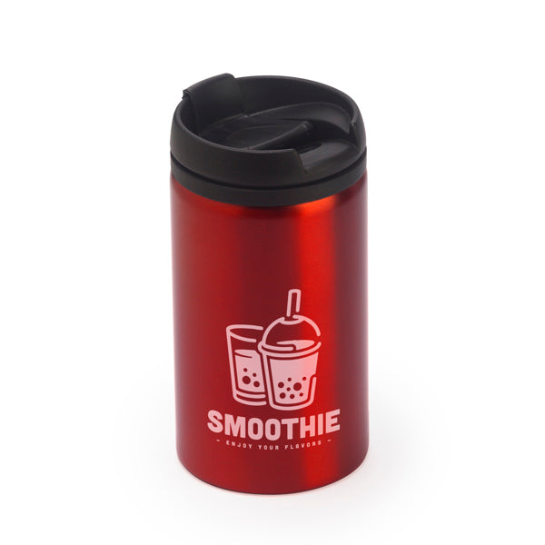Vaso de acero inoxidable de 290 ml con tapa PP | MILU (MD4029)