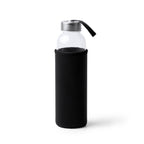 Bidón de cristal con 500 ml de capacidad, y funda | CAMU (MD4040)