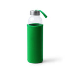 Bidón de cristal con 500 ml de capacidad, y funda | CAMU (MD4040)