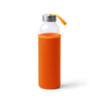 Bidón de cristal con 500 ml de capacidad, y funda | CAMU (MD4040)