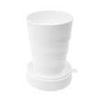 Vaso plegable anti-bacterias con tapa y mosquetón | GOSTO (MD4064)