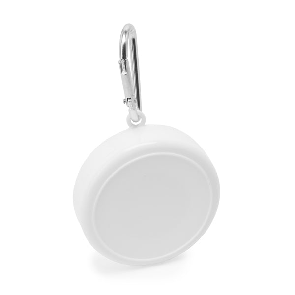 Vaso plegable anti-bacterias con tapa y mosquetón | GOSTO (MD4064)