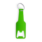 Llavero abridor de aluminio con forma de botella | STOUT (KO4071)