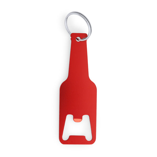 Llavero abridor de aluminio con forma de botella | STOUT (KO4071)