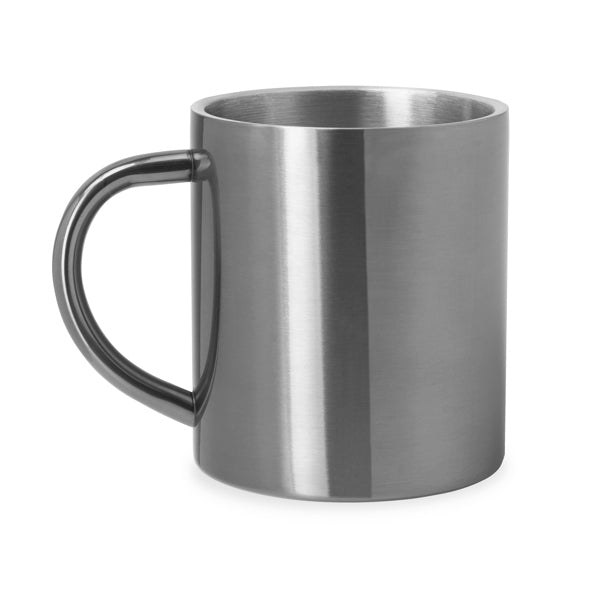 Taza metálica de doble pared con exterior a color | KIWAN (MD4083)