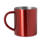 Taza metálica de doble pared con exterior a color | KIWAN (MD4083)
