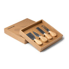 Set para quesos con 4 utensilios de acero | EDAM (QU4101)