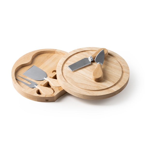 Set de quesos con 4 utensilios de acero | COMTE (QU4102)