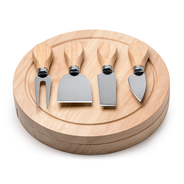 Set de quesos con 4 utensilios de acero | COMTE (QU4102)