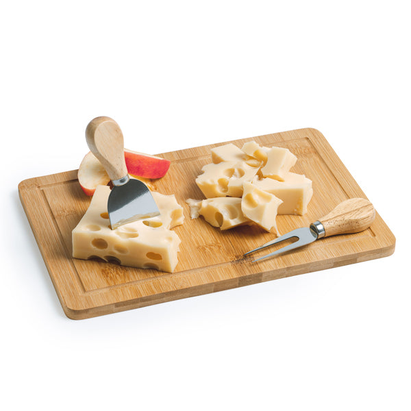 Tabla de cortar de bambú en forma rectangular con | ANGUS (TC4116)