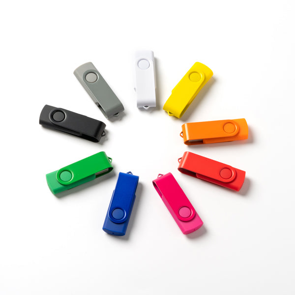 Memoria USB con cuerpo en ABS y clip giratorio | RIOT (US4192)