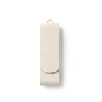 Memoria USB con cuerpo y clip giratorio de fibra | KINOX (US4193)