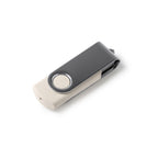 Memoria USB de fibra de trigo y clip giratorio | VENAK (US4194)