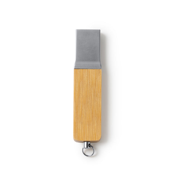 Memoria USB con cuerpo elaborado en bambú y | NETIX (US4198)