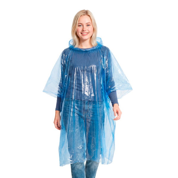 Poncho para lluvia translúcido talla única | SHAKA (CB5601)