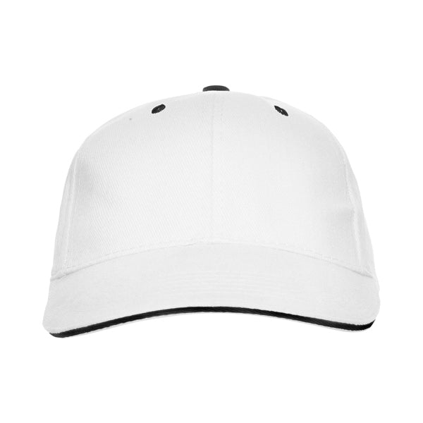 Gorra 6 paneles con sándwich a contraste 100% | PANEL (GO7008)