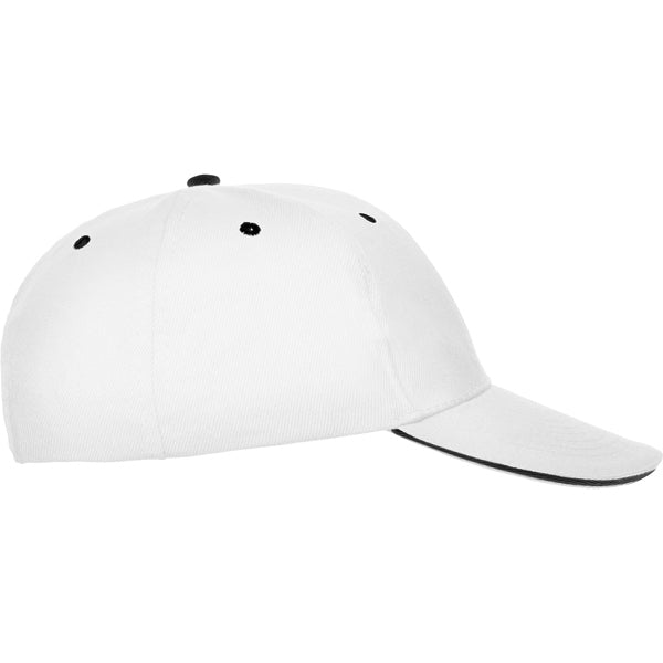 Gorra 6 paneles con sándwich a contraste 100% | PANEL (GO7008)