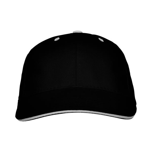 Gorra 6 paneles con sándwich a contraste 100% | PANEL (GO7008)