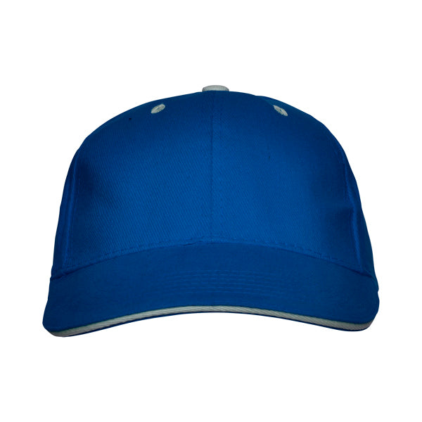 Gorra 6 paneles con sándwich a contraste 100% | PANEL (GO7008)